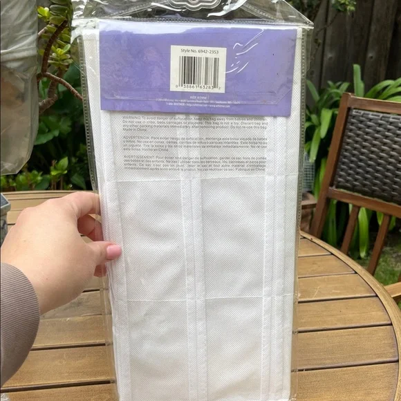 WHIT Hanging Jewelry Organizer with Clear Pockets - Picture 3 of 3